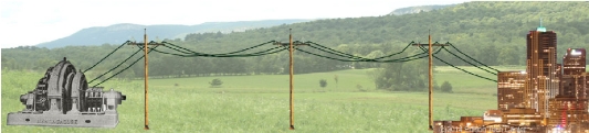 Dry Type Transformer feeding power to a large city.