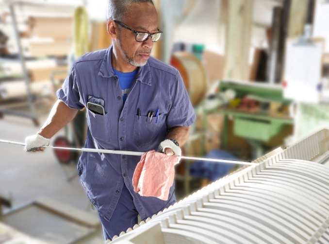 ELSCO technician working on a dry type transformer.