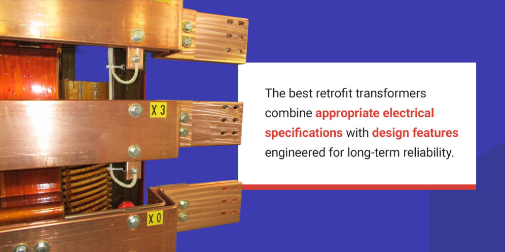 Dry Type Retrofit Specifications and Options